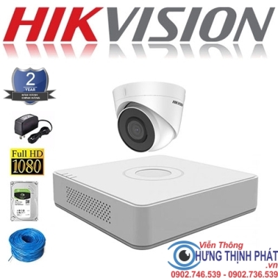 TRỌN BỘ 1 CAMERA IP HIKVISION 2.0 MPX